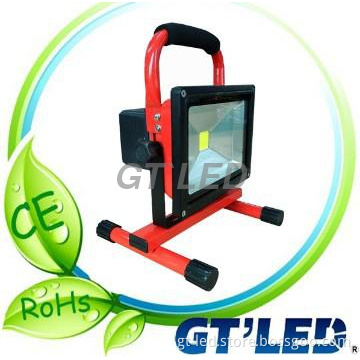 Emergency light -- flashing rechargeable floodlight